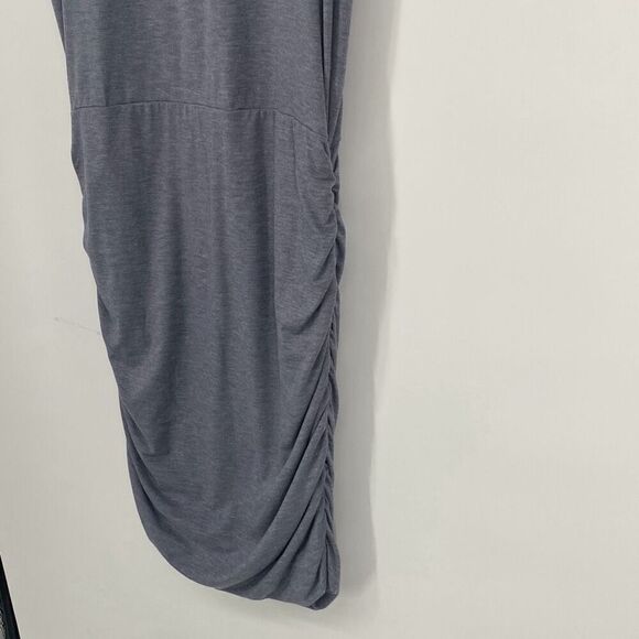 Athleta Topanga Stretch MIDI Dress Pullover Ruched Leisure Soft & Comfortable M - Picture 4 of 13